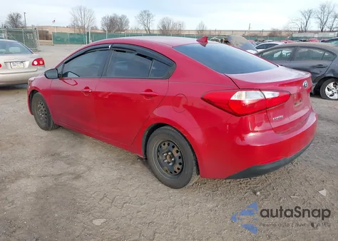 2016 Kia Forte Lx z USA, uszkodzony, nr VIN KNAFX4A67G5541587